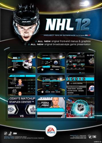 Интерфейс NHL 12 - Интерфейс меню игры - Каталог файлов - NHL MOD.